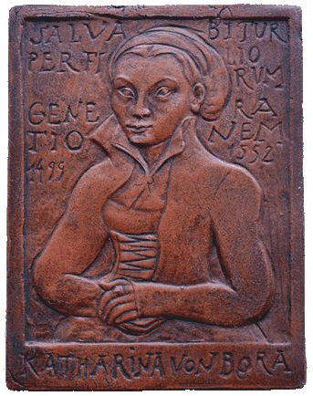 Katharina von Bora  Plakette 
