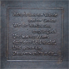 Domplakette Wiederaufbau der Frauenkirche 
