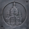 Domplakette Wiederaufbau der Frauenkirche 