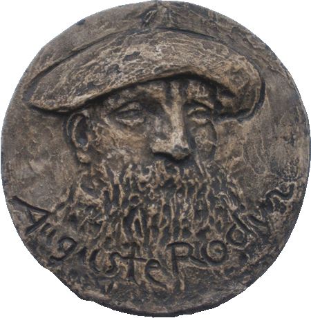 Auguste Rodin mit Mütze