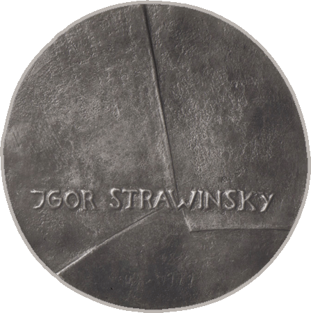 Medaille Igor Strawinsky